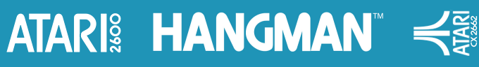 Hangman logo for Atari 2600